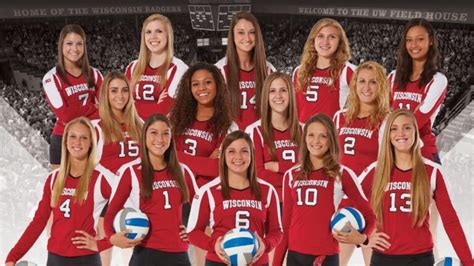 wisconsin volleyball team uncencored|Private photos of UW volleyball players shared